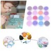 Supvox 16 pcs Mica Poudre Minérale Maquillage Pigments Fard À Paupières Maquillage Nail Art Corps Cheveux Savon Faisant Lotio