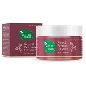 Mother Sparsh Rose & Beetroot Gommage à lèvres pour lèvres sèches gercées | Élimine les peaux mortes et la pigmentation – 10 