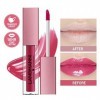 12pcs Ensemble de gloss à lèvres, Coffret de maquillage pour les femmes et les filles : rouge à lèvres liquide hydratant, bri