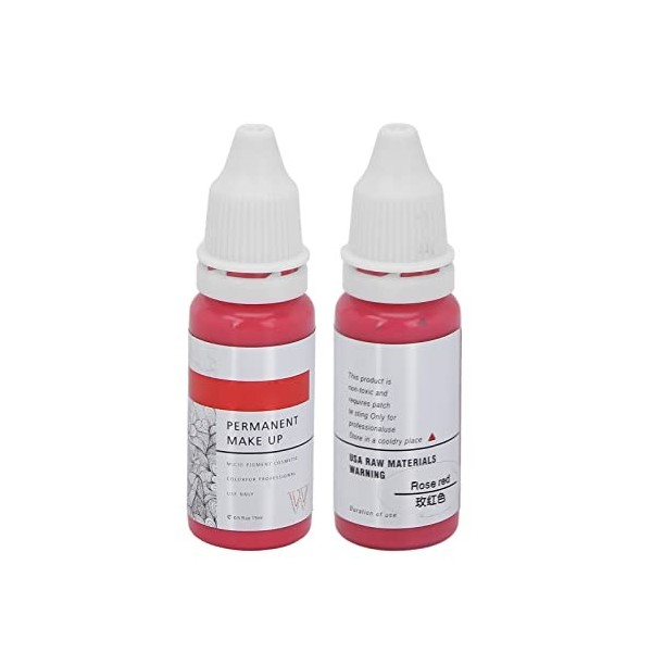 15ml Microblading Pigment, Professional Salon Novice Practice Lip Tattoo Ink Microblading Supplies, Utilisé pour Toutes les P