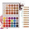 TOPBeauty Ombre à Paupières Maquillage 48 couleurs Professionnelle Cosmétique Matte Shimmer Ombre À Paupières + 10 pcs Pincea