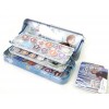 Disney Frozen Triple Layer Beauty Tin - Set de Maquillage pour Enfants - Boîte à 3 Niveaux avec Maquillage pour Filles et Acc