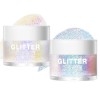 Paillettes Visage 40ml Glitter Body Gel Maquillage Festival Paillette pour Cheve Gel Paillettes Corps