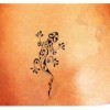 Magic Tattoo Pierre à Tatouage Temporaire- Encre 20 ml +Encreur XL +Salamandre Maori 8,5cm x 4 cm