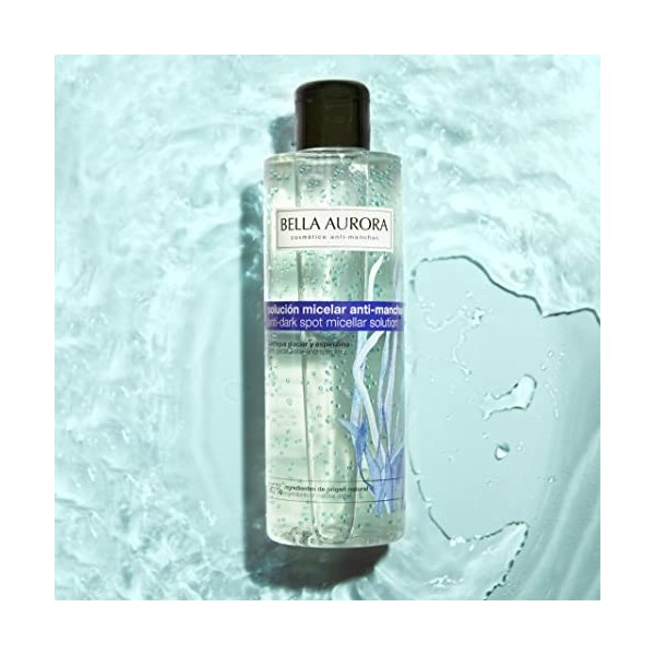 Bella Aurora | Solution Micellaire Anti-Taches | 200ml | Eau Micellaire Purifiante | Eau Micellaire Démaquillante