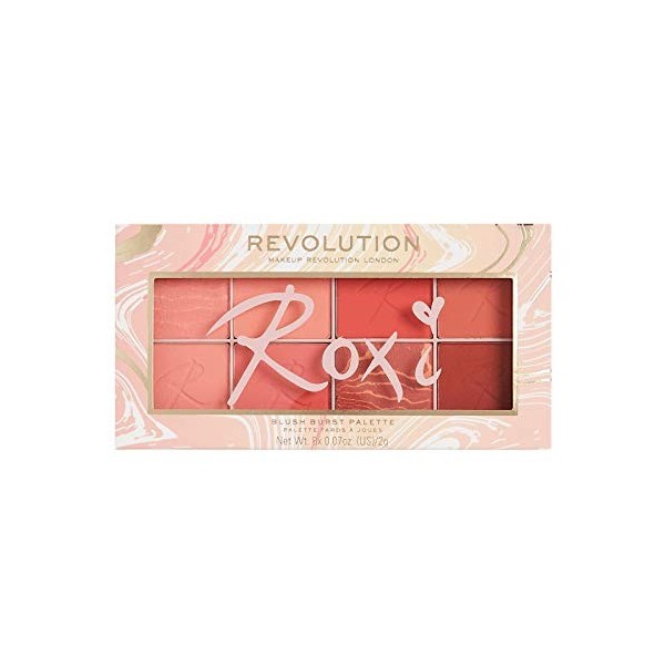 Makeup Revolution, Roxxsaurus, Blush Burst, Palette Visage , 8 Ombres, 16g