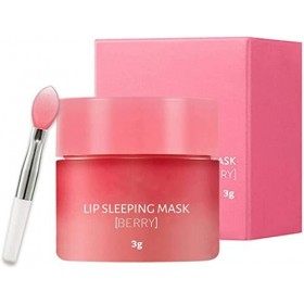 Masque de sommeil pour les lèvres, gommage hydratant au collagène réparateur pour les lèvres, masque de sommeil pour tous les