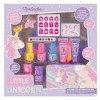 Martinelia Coffret Maquillage Enfant + Boîte en Métal Licorne - Coffret Maquillage pour Fille : Rouge à Lèvres, Gloss, Vernis