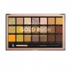 Palette de fards à paupières Profusion Cosmetics avec pinceau Pro Series Makeup offert - 21 teintes Gold Rush