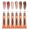 Baguette De Beauté Surligneur, 6pcs Baguette De Beauté Contour, Bâton Surligneur Crémeux 3 en 1, Bronzer Stick Contouring Sti