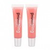 Lipgloss,ANGGREK Lip Plumper Lip Gloss 2Pcs Lip Plumping Serum Lip Gloss Maquillage Lipgloss Long Lasting Glitter Lipstick Vi