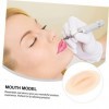 Didiseaon 4pcs Module De Formation De Moule À Lèvres Pratique De La Peau Pour Le Maquillage Lèvres Mannequin Corps Lèvres Mic