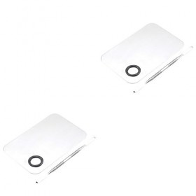 Beaupretty 2 Pièces Outil De Spatule Cosmétique Palette De Maquillage En Acier Inoxydable Outil De Manucure Pour Ongles Outil