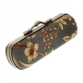 USHOBE Boîte De Rangement De Rouge À Lèvres Étuis De Voyage De Maquillage Étui De Rouge À Lèvres Floral Support De Stockage D