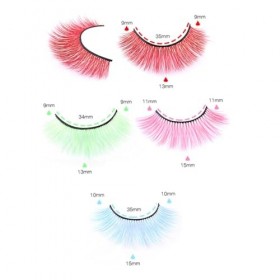 Ipetboom 2 Boîtes De Faux Cils Colorés Faux Cils Faux Cils Individuels Faux Visons Individuels Extensions De Faux Cils Cils V