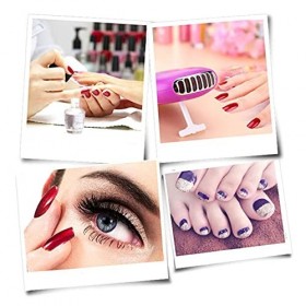 Aussido Mini ventilateur de cils portable rechargeable par USB pour séchage dextensions de cils