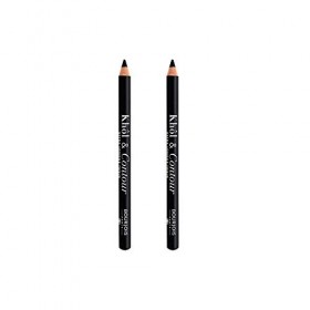 2 x Bourjois Paris Khol and Contour Eyeliner Extra-Long Wear - 001 Noir-issime