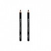 2 x Bourjois Paris Khol and Contour Eyeliner Extra-Long Wear - 001 Noir-issime