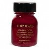 Mehron Stage Blood avec pinceau - Bright Aterial 30 ml 