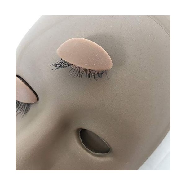 Fubdnefvo Fournitures DExtension de Cils Mannequin pour Cils Ensemble Factice pour Extension de Cils Pratique Cils Mannequin