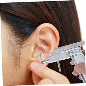 Housoutil 1 Set Boucles DOreilles Goujons Boucles DOreilles En Acier Inoxydable Kit De Boucles DOreilles Outil De Perçage 