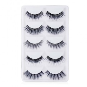 Lash FX Natural Glamour Lot de 5 paires de bandes de cils
