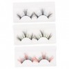 DOITOOL 3 Paires De Cils Ensemble Faux Cils Faux Cils Faux Cils Pour Fête Cils Colorés Cosplay Faux Cils Faux Cils Pour Femme