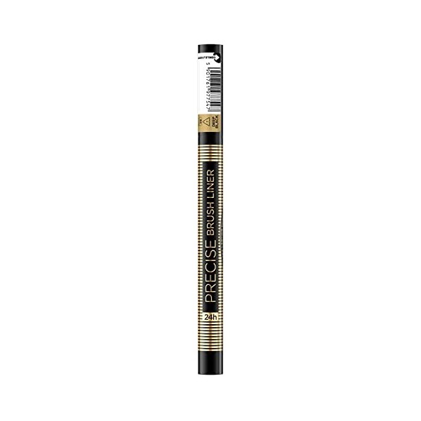 Eveline Cosmetics Precise Brush Liner Eyeliner dans un stylo avec un pinceau, 2 g, Noir Eyeliner / Khôl / Crayon