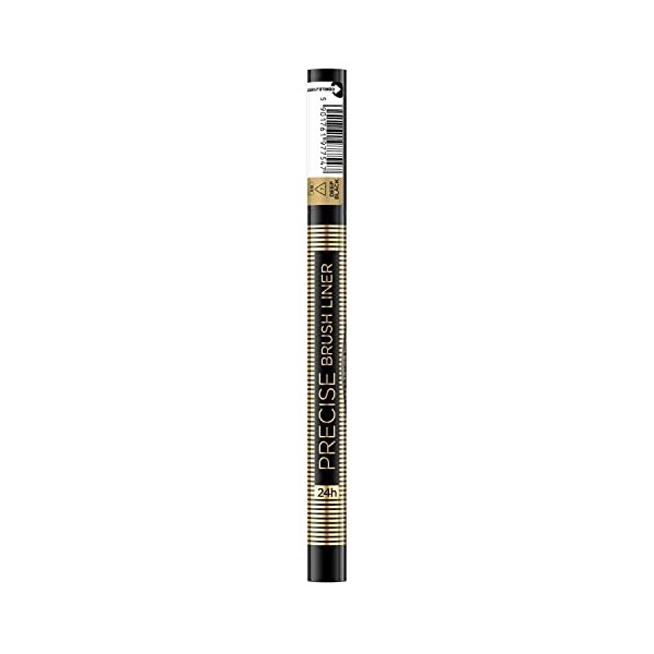 Eveline Cosmetics Precise Brush Liner Eyeliner dans un stylo avec un pinceau, 2 g, Noir