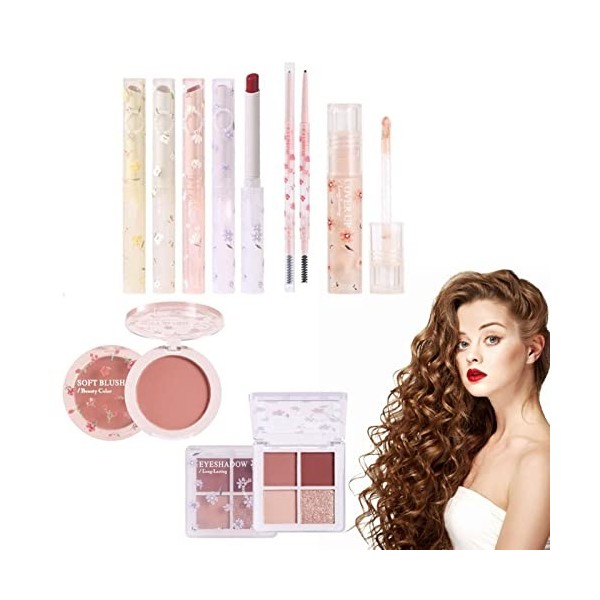 Maquillage 8 En 1 | Maquillage étanche | Maquillage Pour Femme Kit Complet | Maquillage Complet Pour Femme | Kit Complet Maqu