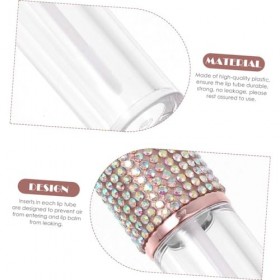 FRCOLOR Lot de 4 tubes vides de gloss à lèvres rechargeables - Tube de vernis à lèvres - Récipient à lèvres DIY - Récipients 