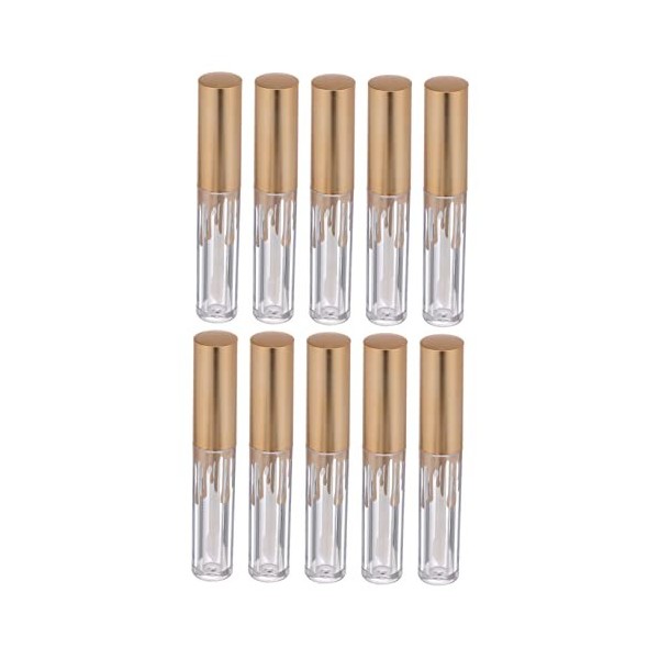 FRCOLOR Lot de 10 tubes vides pour rouges à lèvres liquides - Pour gloss à lèvres vides - Récipient cosmétique - Conteneurs t