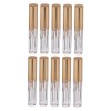 FRCOLOR Lot de 10 tubes vides pour rouges à lèvres liquides - Pour gloss à lèvres vides - Récipient cosmétique - Conteneurs t