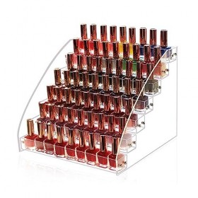Topyond Organisateur De Maquillage De Bureau, Boîte De Rangement De Rouge à Lèvres en Plastique Transparent, Présentoir De Ra