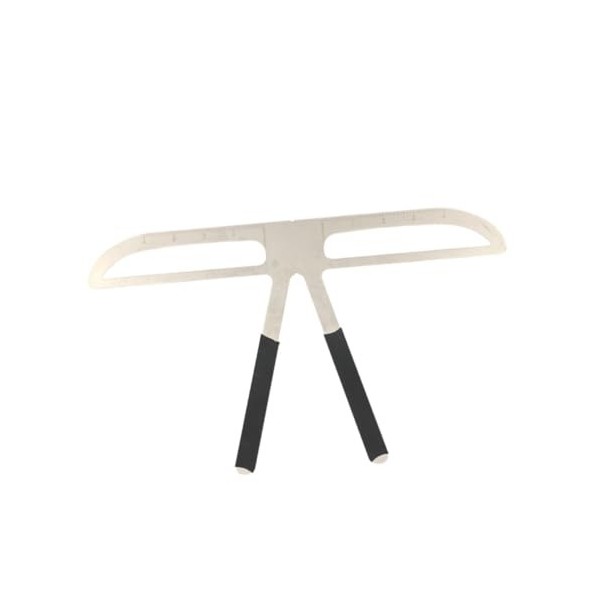 minkissy 2 Pièces Pochoir À Sourcils Positionnement Bricolage Règle Étriers Kits Modèle De Sourcil Pochoirs Règle À Sourcils 