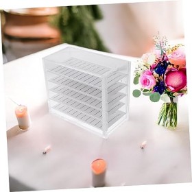 FOMIYES 5 Boîte Faux Cils Faux Cils Étui À Cils Clair Étui À Cils Artificiels Simple Organisateur De Cils Boîte À Cils Conten