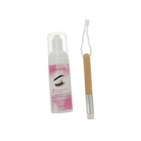 FRCOLOR Mousse Nettoyante Pour Cils Enlever Les Résidus De Maquillage Mousse Pour Cils Lavage Des Cils Extension De Cils Bros