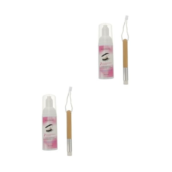 FRCOLOR Mousse Nettoyante Pour Cils Enlever Les Résidus De Maquillage Mousse Pour Cils Lavage Des Cils Extension De Cils Bros