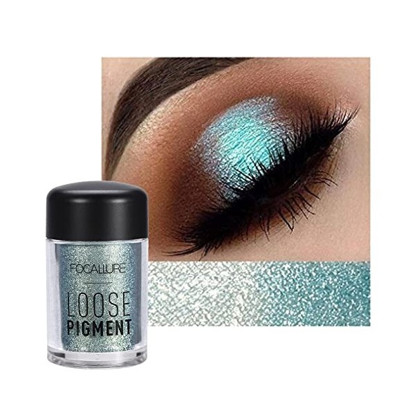 Fard à paupières en poudre, paillettes fard à paupières beauté yeux pigment pigment brillant poudre lèvres maquillage des yeu