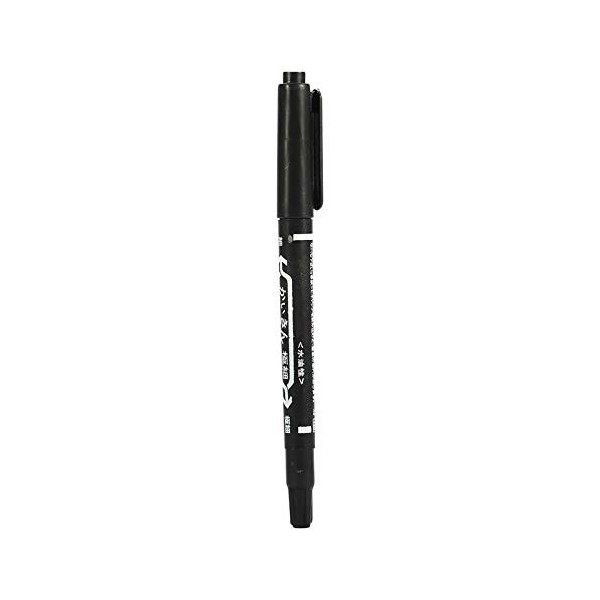 Ejoyous Stylo de Tatouage Noir, Stylo Marqueur de Tatouage Temporaire de Longue Durée Stylo de Tatouage de Marquage à Double 