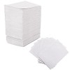 xiaozhifu Lot de 125 bavoirs Bavoir Dentaire Jetable - 33 x 45 cm - Imperméables Pour Clinique Dentaire, Tatouage blanc 