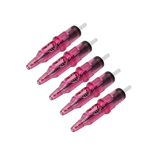 20pcs 5ml Cartouches de Stylo à Bille de Tatouage Liner Shader Cartouches de Stylo à Bille sans Encre pour la Pratique Noir 