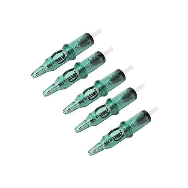 20pcs 5ml Cartouches de Stylo à Bille de Tatouage Liner Shader Cartouches de Stylo à Bille sans Encre pour la Pratique Noir 