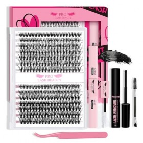 DIY Kit Faux Cils Extension280pièces Faux Cils D Cornée Kit Extension Cils Faux Cils Avec Colle Faux Cils Applicato De Cils F