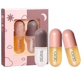 Lip Plumper 3 Pcs Repulpeur De Levre Puissant Natural Gloss Kit De Sérum Naturel Derol Rehausseur Plus Pulpeux Repulpant Pour