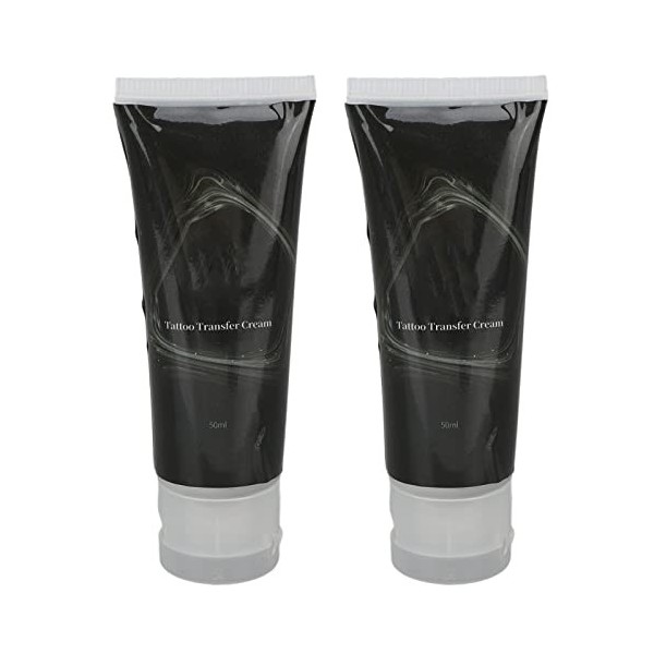 2 Pcs 50 Ml Gel Crème de Transfert de Tatouage, Savon de Transfert de Pochoir de Tatouage Professionnel Fournitures de Pochoi