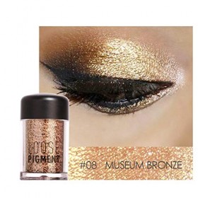 Pigments de Fard à Paupières, ANGGREK Poudre de Pigment de Fard à Paupières Fard à Paupières Scintillant à la Mode Beauté Yeu