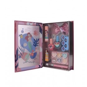 Lip Smacker Disney Princess Beauty Book Tin, Livre de Beauté Disney Princess Lip Smacker, avec Des Rouges à Lèvres, Des Gloss