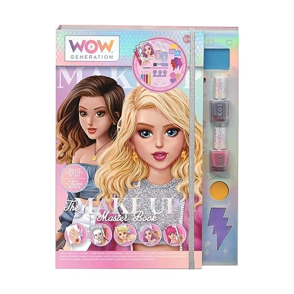 WOW Generation - Set de Maquillage créatif pour Enfant dès 6 Ans - Make up Book pour Fille avec Palette de Maquillage - Coffr