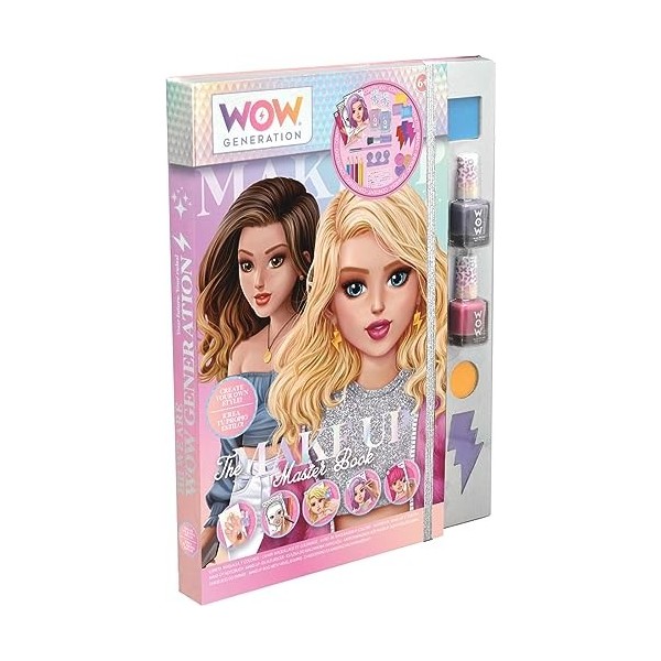 WOW Generation - Set de Maquillage créatif pour Enfant dès 6 Ans - Make up Book pour Fille avec Palette de Maquillage - Coffr